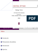 Optimización Dinámica: Ejemplos de Control Optimo