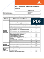 Ficha Controle Entrega Convalidacao Atividade Complementar