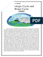 Hydrologic Cycle and Water Cycle: (Summary)