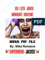 Jared Leto Workout Routine