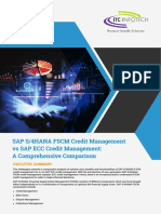 SAP S 4HANA FSCM Credit Management Vs SAP ECC Credit Management