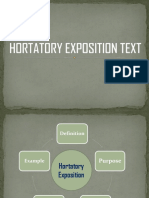 Hortatory Exposition Text