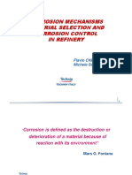 Corrosion Mechanisms - Material Selection and Corrosion Control (Technip Italy)