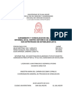 Surgimiento y Consolidación Del Comercio Informal