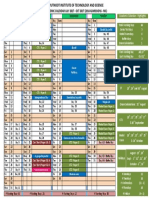 Academic Calendar July 2017 - Oct 2017 (2014 Admissions - MG)