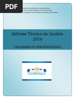 Informe Tecnico Gestion 2016 