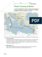 Pauls Journey To Rome Assignment PDF