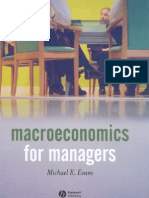 Macroeconomics For Managers