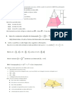 Ficha de Avaliação de Matemática 9º Ano 3º Teste