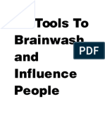 23 Tools To Brainwash and Influence People Through Media