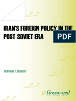 Iran S Foreign Policy in The Post-Soviet Era