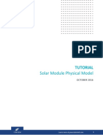 Tutorial Solar Module Physical Model