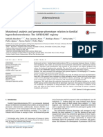 Mutational Analysis and Genotype-Phenotype Relation in FH