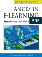 Advances in E-learning-Experiences and Methodologies