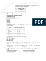 2.º Ano Master Manhã - Exercícios de Revisão - Avaliação Global - Química 2 - Prof. Ricardo Frazão