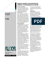 Activated Alumina F220 Data Sheet