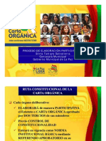 Cartas Orgánicas MUNICIPIO DE LA PAZ