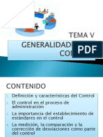 Tema v. Generalidades Del Control