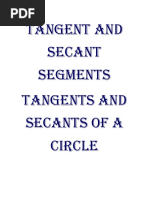 Tangent and Secant Segments