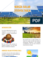 Energía Solar Fotovoltaica