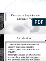 Descriptive Logic For The Semantic Web