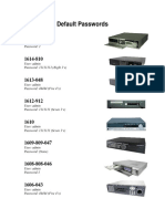 DVR Passwords PDF