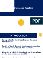 Acanthamoeba Keratitis: DR Saransh Jain 08/06/2015