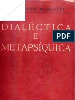 MARIOTTI Humberto - Dialetica e Metapsiquica - PENSE