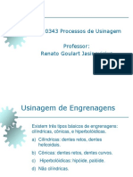 Aula Usinagem de Engrenagens