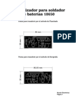 Temporizador para Soldador de Baterías 18650