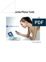 Motorola Phone Tools: User's Manual