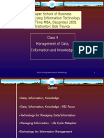 Asper School of Business 9.613 Using Information Technology Part-Time MBA, December 2001 Instructor: Bob Travica