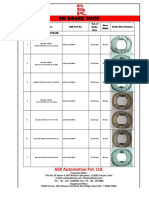 Ask 2w 3w Brake Shoe Catalogue