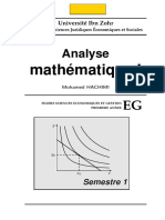 Polycope Analyse Mathématique I - 2013 HACHIMI