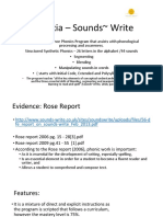 Presentation Dyslexia - Sounds Write