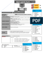 Daily Lesson Plan - Form 1