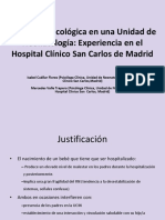 Atención Psicológica en Una Unidad de Neonatología