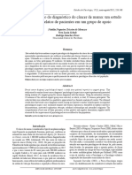 Impacto Psicológico No Diagnóstico Do Câncer de Mama - Um Estudo A Partir Dos Relatos de Pacientes em Um Grupo de Apoio