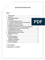 Informe Aguas Subterráneas e Hidráulica de Pozos