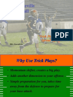 UW-Platteville Football: "Trick Plays From The Spread Offense"