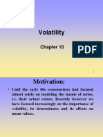 Lecture On Volatility