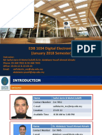 Digital Electronics Jan 2018 Introduction