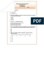 6º Básico Matemáticas Prueba de Diagnóstico