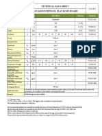 Technical Data Sheet İzocam Stonewool Flat Roof Board: Properties Symbol Unit Tolerance Standard Description