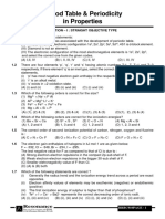 Periodic Table & Periodicity in Properties - 1