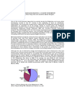 Philippine Biomass Utilization: A Country Paper Report: Coal 8% Hydro 3%