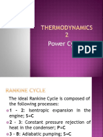 Thermodynamics 2 Rankine Cycle