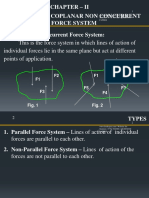 Engg Mechanics Coplanar Non Concurrent Force System