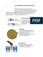 Evaluación de Los Métodos de Elaboración de Pronósticos