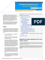 Maternity Benefit Act, 1961 - Maternity Leave and Eligibility, Maternity Pay - Grant (Latest Amendments 2016